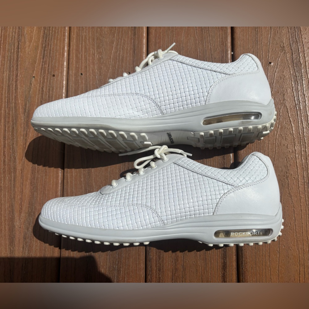 Rockport adiPRENE by Adidas. M79008 Mens City Routes Mudguard Oxford, White -14M